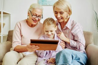 Family of Women at Home